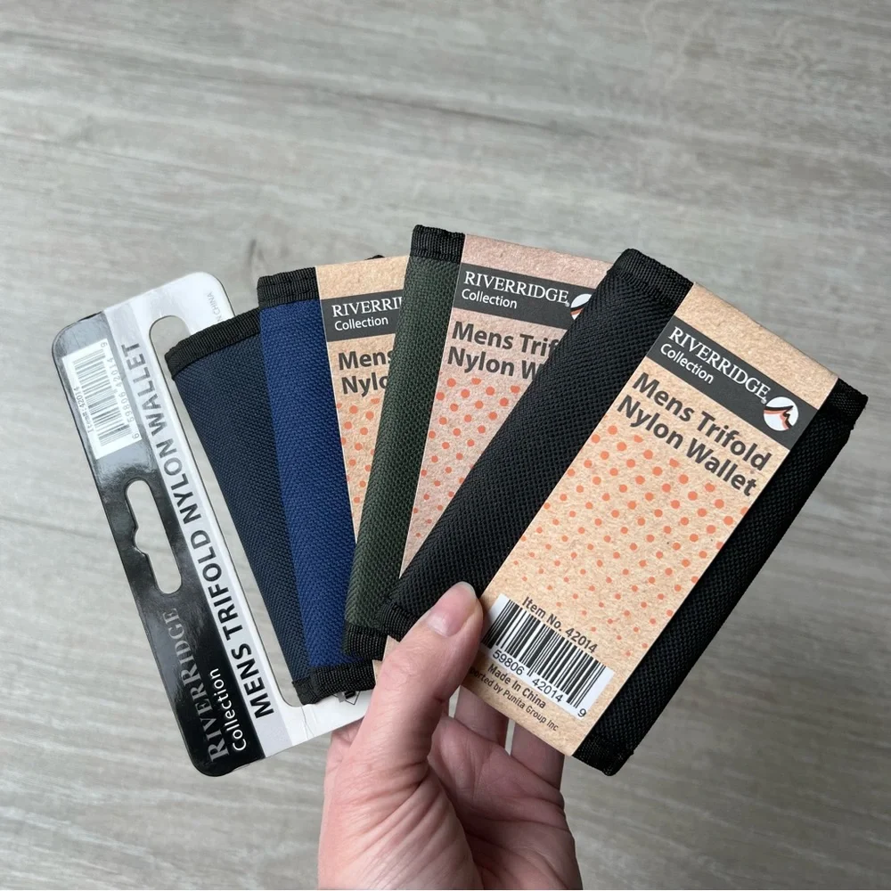 Nylon Velcro Trifold Wallet - Picture 1 of 5